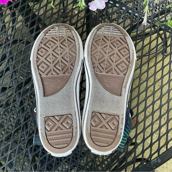 Classic Converse Cool Multicolor Iridescent All Star High Top Sneaker! - Picture 12 of 15